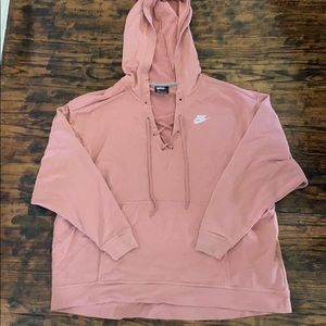 Nike lace -up sweatshirt
